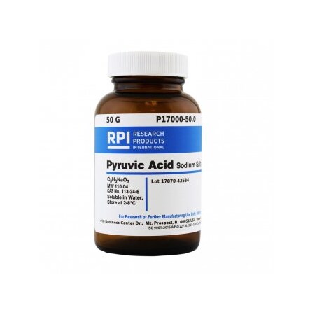 Rpi Pyruvic Acid Sodium Salt, 50 G P17000-50.0
